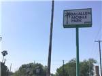 View larger image of The tall front entrance sign at MCALLEN MOBILE PARK image #2
