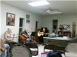 A group playing musical instruments at ROADRUNNER RV PARK OF DEMING - thumbnail