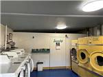 Interior of the laundry room at Port Orford RV Village - thumbnail