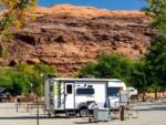 Parked trailer at site Sun Outdoors North Moab - thumbnail