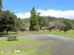 Picnic tables at Cloverdale/Healdsburg Campground - thumbnail