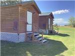 A couple of the rental cabins at VILLAGE OF TREES RV RESORT - thumbnail