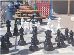 View larger image of A large chess board game at BARABOO RV RESORT image #4