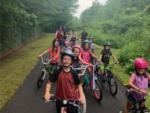 A group of kids with bikes on a bike path at WHIPPOORWILL MOTEL & CAMPSITES - thumbnail