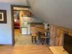 The kitchenette in a rental cabin at WHIPPOORWILL MOTEL & CAMPSITES - thumbnail
