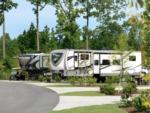 RVs parked in landscaped site - thumbnail