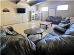 The clean movie room at LARAMIE RV RESORT BY RJOURNEY - thumbnail