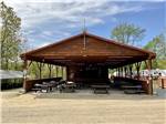 The pavilion with picnic benches at SUNSETVIEW FARM CAMPING AREA - thumbnail