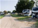 Rows of RVs at sites - thumbnail