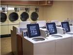 View larger image of Laundry room washers and dryers at FORT SMITH-ALMA RV PARK image #3