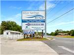 Park entrance sign at Silver Springs RV Park - thumbnail