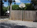 The lone basketball hoop at NASHVILLE I-24 CAMPGROUND - thumbnail