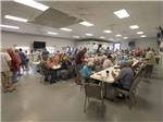 People enjoying meals in the cafeteria at OAK HARBOR RV VILLAGE - thumbnail