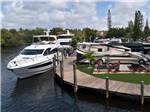 View larger image of A line of yachts docked at YACHT HAVEN PARK  MARINA image #7
