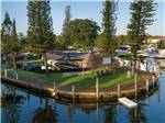 View larger image of An RV site at the end of a peninsula at YACHT HAVEN PARK  MARINA image #10