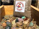 View larger image of A bag of gem panning at RACCOON MOUNTAIN CAMPGROUND AND CAVERNS image #5