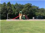 View larger image of The playground area with a red slide at KING NUMMY TRAIL CAMPGROUND image #5