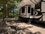 Parked RV at site Bay View Campground - thumbnail