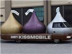 The Hershey's Kissmobile at HARRISBURG EAST CAMPGROUND & STORAGE - thumbnail