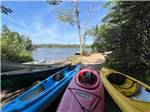 View larger image of Kayaks available for use at BADDECK CABOT TRAIL CAMPGROUND image #1