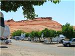 View larger image of Looking down the road of the RV sites at PAGE LAKE POWELL CAMPGROUND image #6