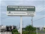 The large sign in the front at CYPRESS CAMPGROUND & RV PARK - thumbnail