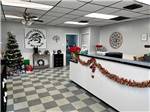 The office decorated for Christmas at CYPRESS CAMPGROUND & RV PARK - thumbnail