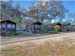 A row of rental cabins - thumbnail