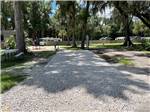 A gravel site and picnic table - thumbnail