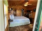 Inside view of the cabin rental at KNOXVILLE CAMPGROUND - thumbnail