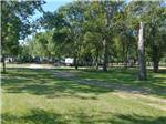 View larger image of Large campground area with RVs in distance at JAMESTOWN CAMPGROUND image #5