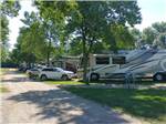 View larger image of RVs and trailers at campground at JAMESTOWN CAMPGROUND image #6