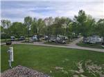 Overhead view of RV sites at JAMESTOWN CAMPGROUND - thumbnail