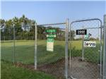 Enclosed dog park at Jamestown Campground - thumbnail