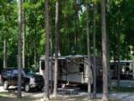Parked RV at Pine Ridge Campground - thumbnail