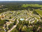 Aerial view of sites and pool at PINE MOUNTAIN RV RESORT - thumbnail
