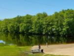 Picnic table on the waterfront at COLALUCA FAMILY CAMPGROUND - thumbnail