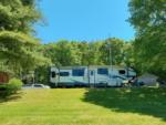 RV in a tree lined site at COLALUCA FAMILY CAMPGROUND - thumbnail