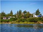 View larger image of RVs and trailers camping on the water at NARROWS TOO CAMPING RESORT image #7