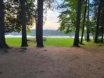 Trees with lake view at Bear Lake Campground - thumbnail
