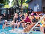 People enjoying the swimming pool at MUNDS PARK RV RESORT - thumbnail