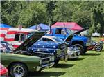 Cars displayed at a car show - thumbnail