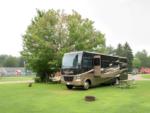 Parked RV at site Chautauqua County Jellystone Park - thumbnail