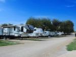 RVs parked in a row at WHIP IN RV PARK - thumbnail