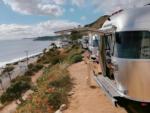 RV parked in sites overlooking the ocean - thumbnail