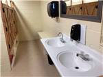View larger image of Inside of the clean restrooms at LAND-O-PINES FAMILY CAMPGROUND image #4