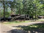 View larger image of A row of gravel RV sites at LAND-O-PINES FAMILY CAMPGROUND image #6