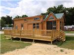 View larger image of Log cabin with deck at BLACKHAWK CAMPGROUND image #5