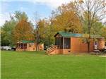 View larger image of Log cabins with decks at PLYMOUTH ROCK CAMPING RESORT image #3