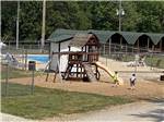 The playground next to the swimming pool at MERAMEC CAMPGROUND - thumbnail